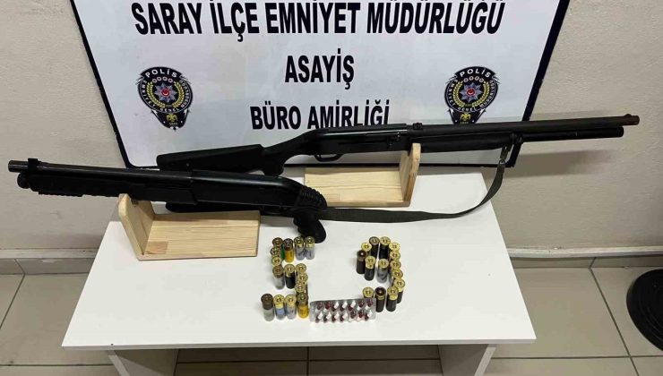 Firari zanlı silah ve uyuşturucu ile yakalandı